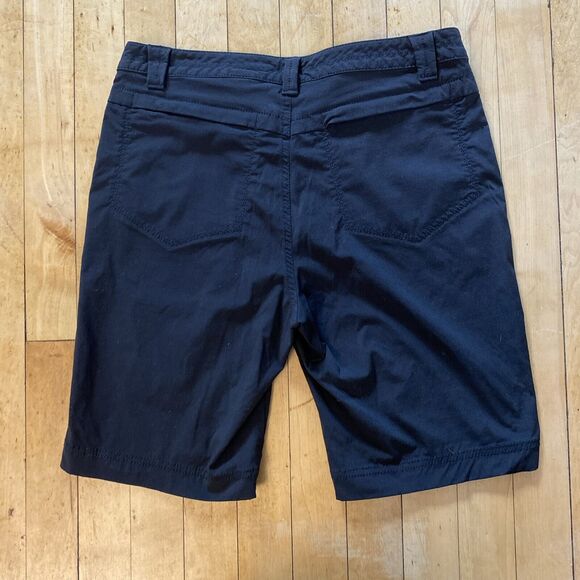 Eddie Bauer Shorts Womens Size 2 First Ascent Black Flat Front Trail Hiking - Picture 8 of 12